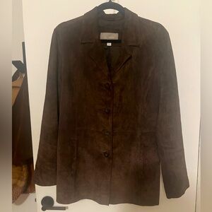Brown Suede Women's Jacket